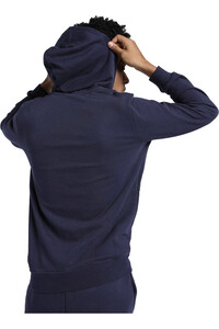 Puma sudadera hombre ESSENTIALS LOGO AZUL vista trasera