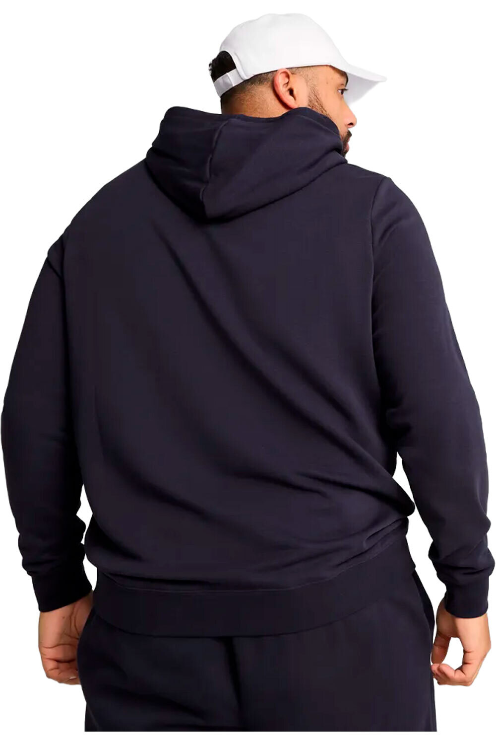 Puma sudadera hombre ESSENTIALS NO. 1 LOGO AZUL vista trasera