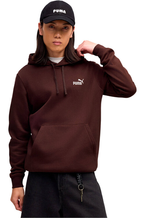 PUMA ESSENTIALS SMALL NO. 1 LOGO marron