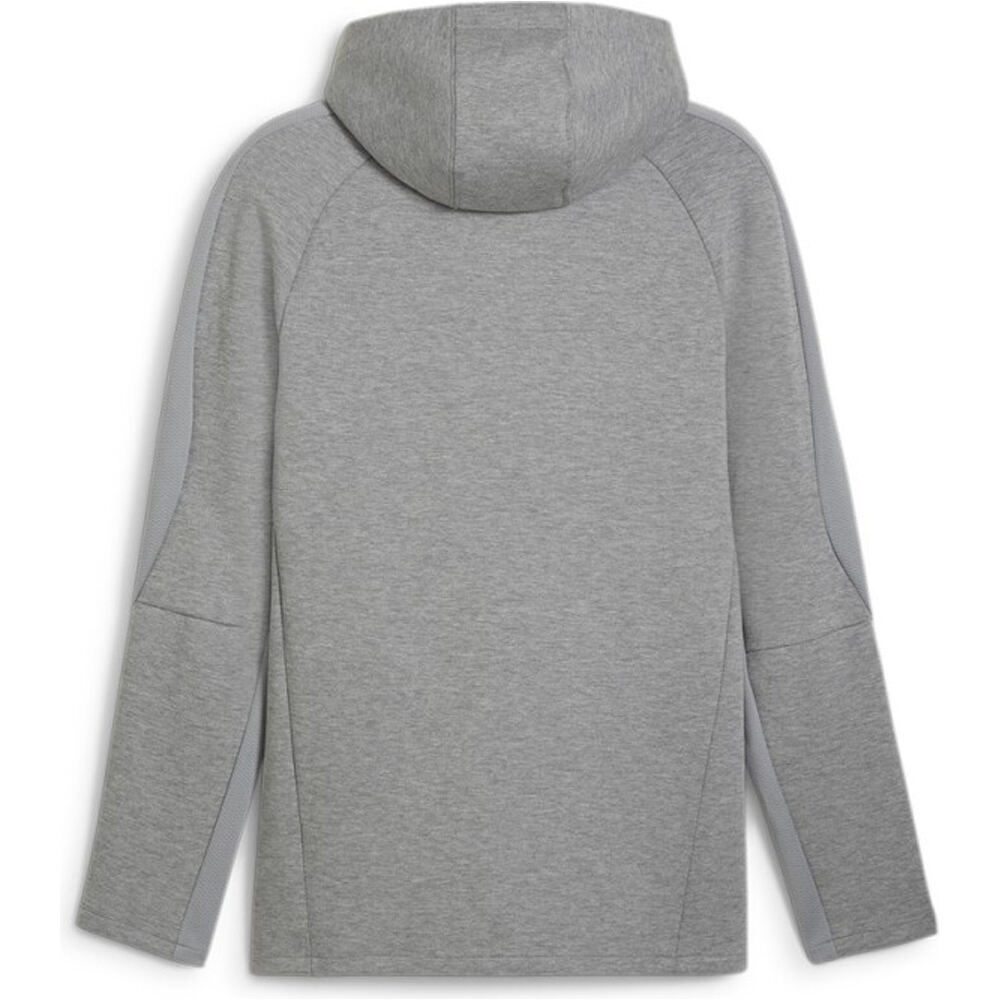 Puma sudadera hombre EVOSTRIPE GRIS vista trasera