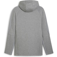 Puma sudadera hombre EVOSTRIPE GRIS vista trasera