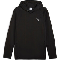 Puma sudadera hombre EVOSTRIPE NEGRO vista frontal