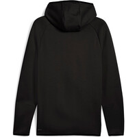 Puma sudadera hombre EVOSTRIPE NEGRO vista trasera
