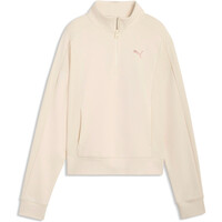 Puma sudadera mujer CLASS RELAXED MARRON vista detalle