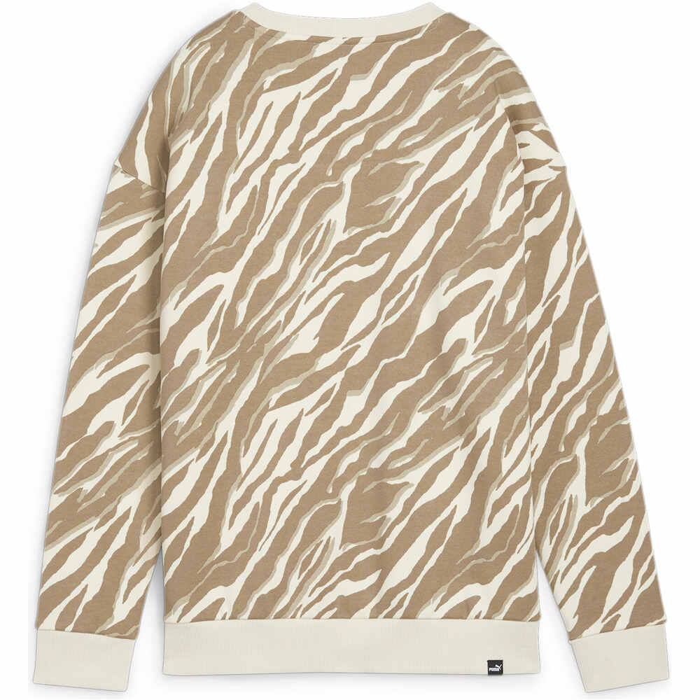 Puma sudadera mujer ESSENTIALS+ ANIMAL ALL OVER PRINT BLANCO 04