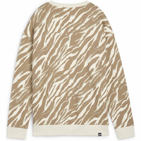 Puma sudadera mujer ESSENTIALS+ ANIMAL ALL OVER PRINT BLANCO 04