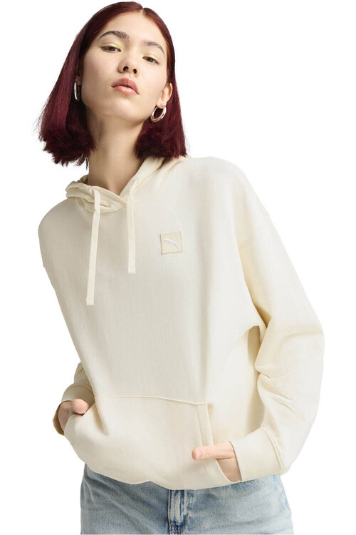 Puma sudadera mujer ESSENTIALS ELEVATED MARRON