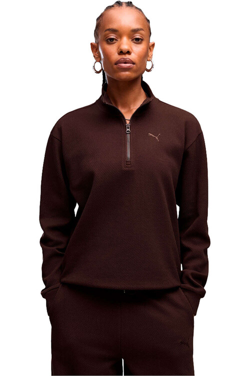 PUMA ESSENTIALS ELEVATED marron
