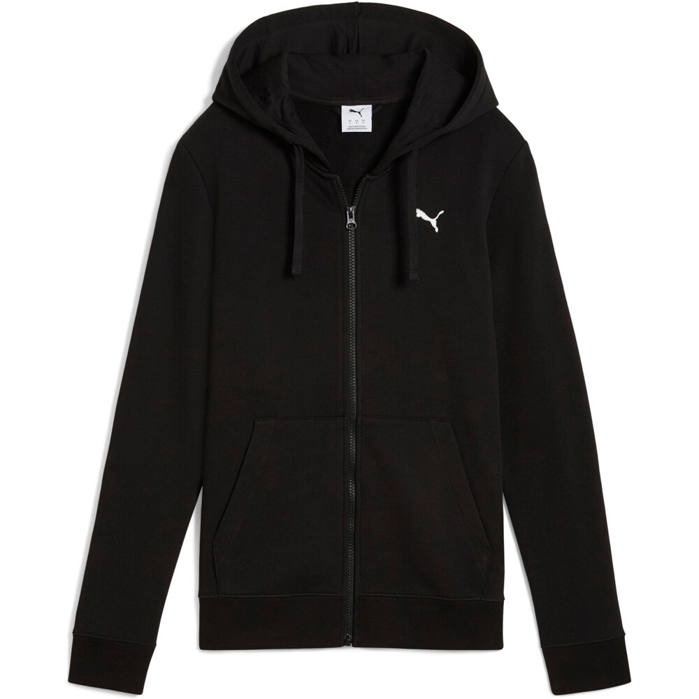Puma sudadera mujer ESSENTIALS NEGRO 04