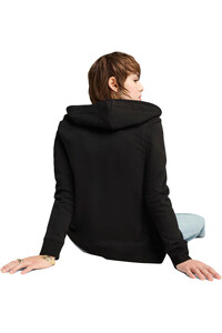 Puma sudadera mujer ESSENTIALS NEGRO vista trasera