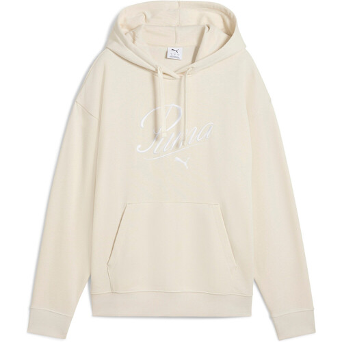 Puma sudadera mujer ESSENTIALS SCRIPT COMFORT MARRON