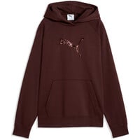 Puma sudadera mujer ESSENTIALS SEQUINS MARRON vista detalle