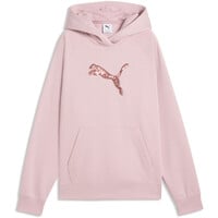 Puma sudadera mujer ESSENTIALS SEQUINS ROSA vista detalle