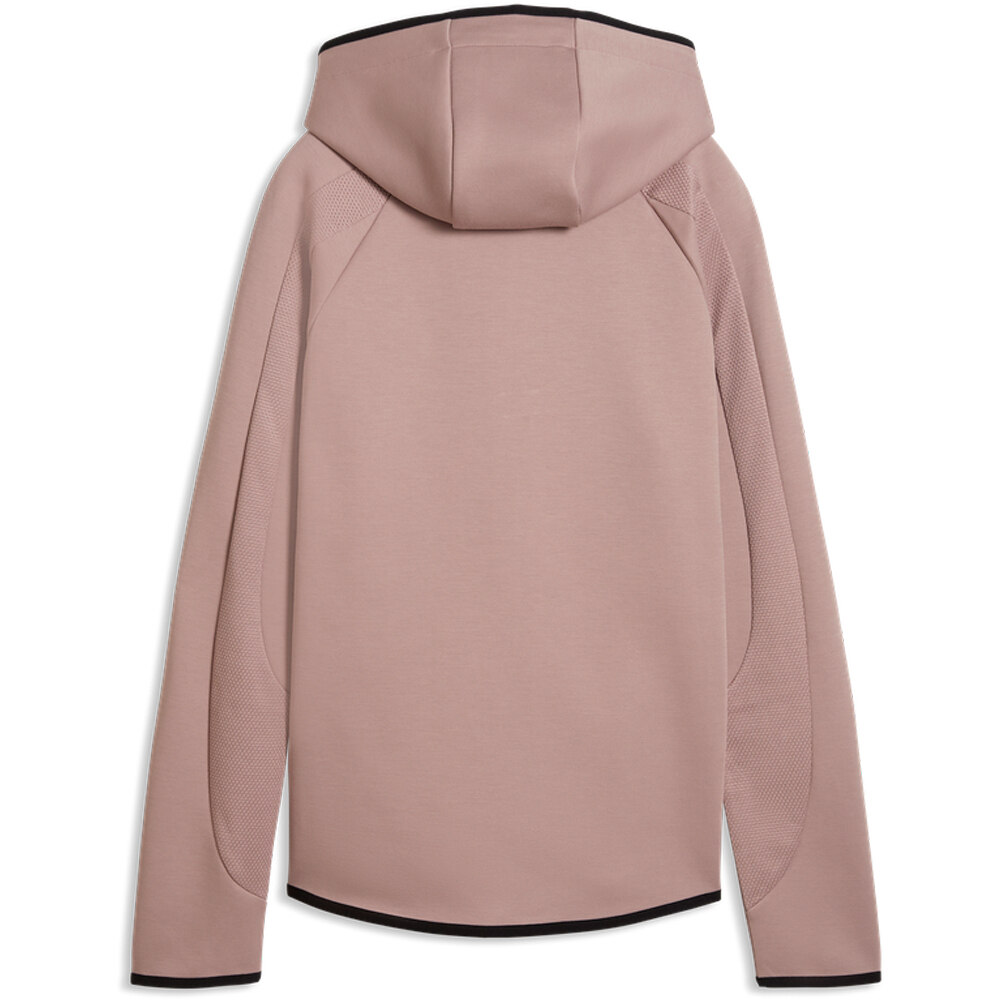 Puma sudadera mujer EVOSTRIPE ROSA vista trasera