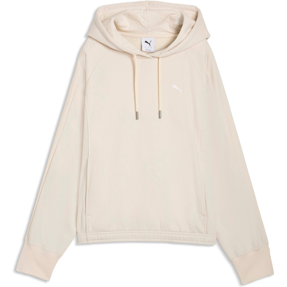 Puma sudadera mujer HER OVERSIZED MARRON vista detalle