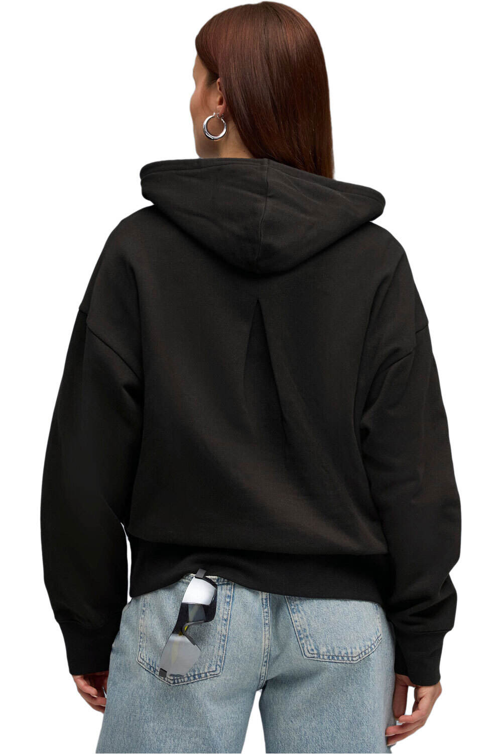 Puma sudadera mujer HER OVERSIZED NEGRO vista trasera