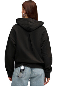 Puma sudadera mujer HER OVERSIZED NEGRO vista trasera