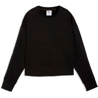 Puma sudadera mujer HER RELAXED NEGRO vista detalle