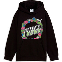 Puma sudadera niña MID90S NEGRO vista detalle