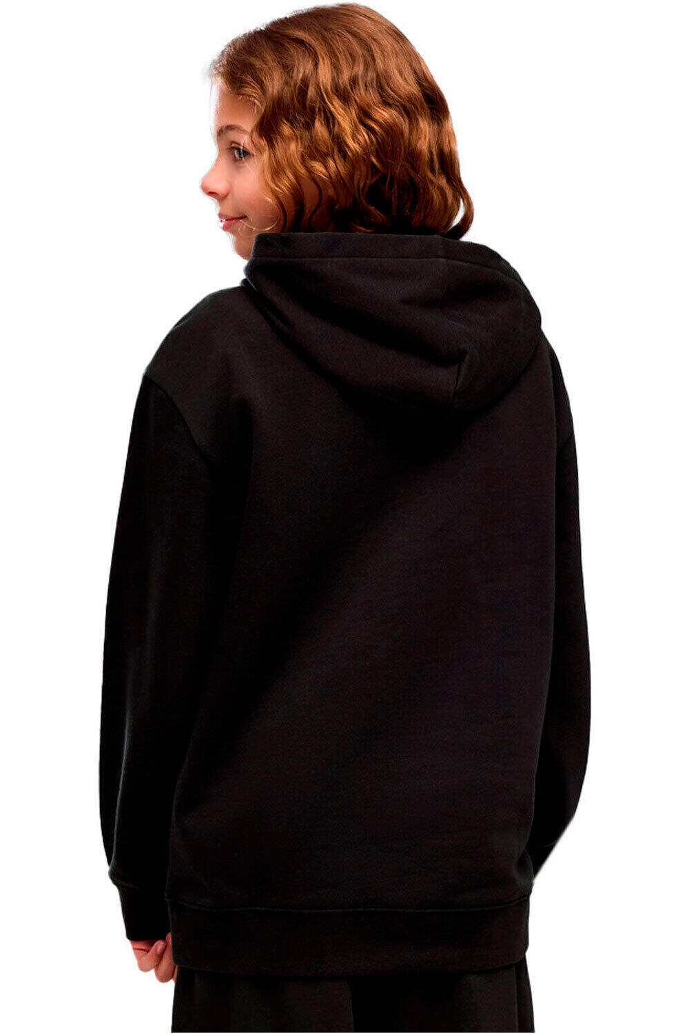 Puma sudadera niña MID90S NEGRO vista trasera