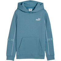 Puma sudadera niño ESSENTIAL TAPE LAYOUT AZUL vista frontal