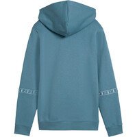 Puma sudadera niño ESSENTIAL TAPE LAYOUT AZUL vista trasera