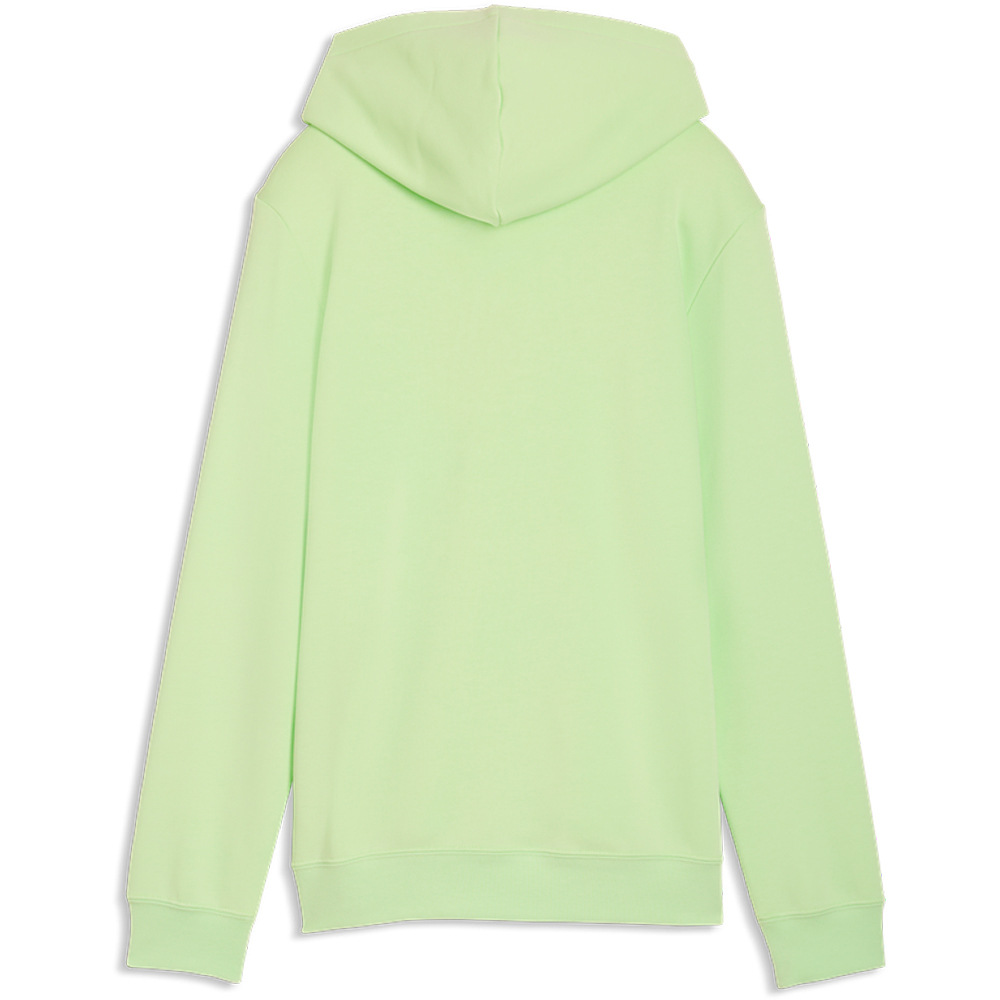 Puma sudadera niño ESSENTIALS 2 COLOR NO.1 LOG VERDE vista trasera