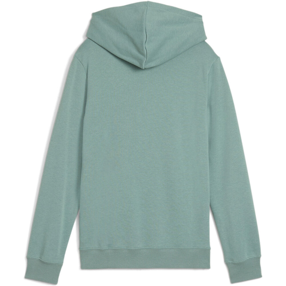 Puma sudadera niño ESSENTIALS 2 COLOR VERDE vista trasera