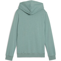 Puma sudadera niño ESSENTIALS 2 COLOR VERDE vista trasera