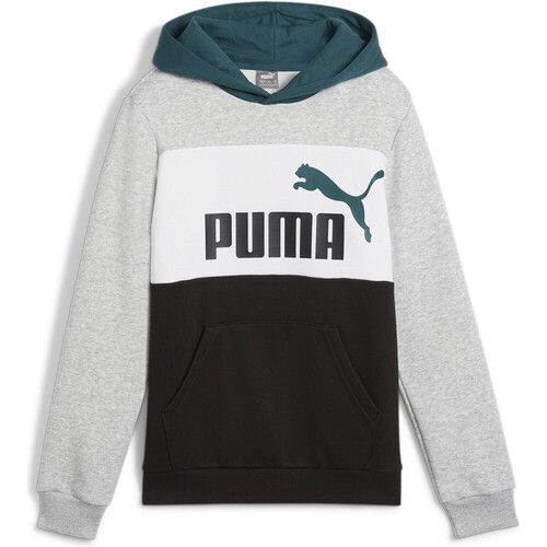 Puma sudadera niño ESSENTIALS BLOCK GRIS