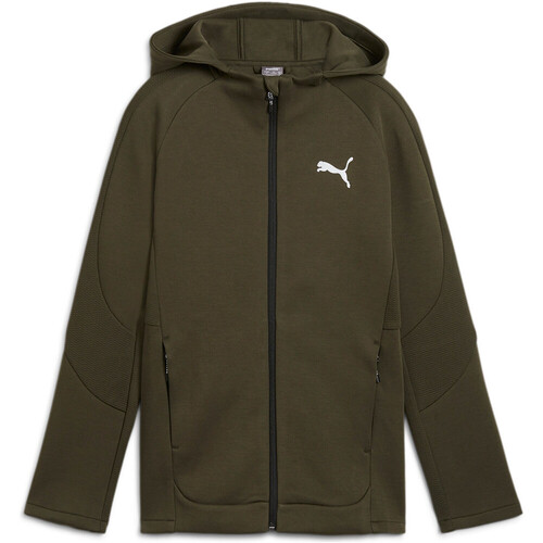 Puma sudadera niño EVOSTRIPE VERDE