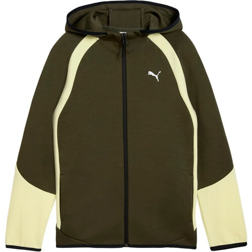 Puma sudadera niño EVOSTRIPE VERDE