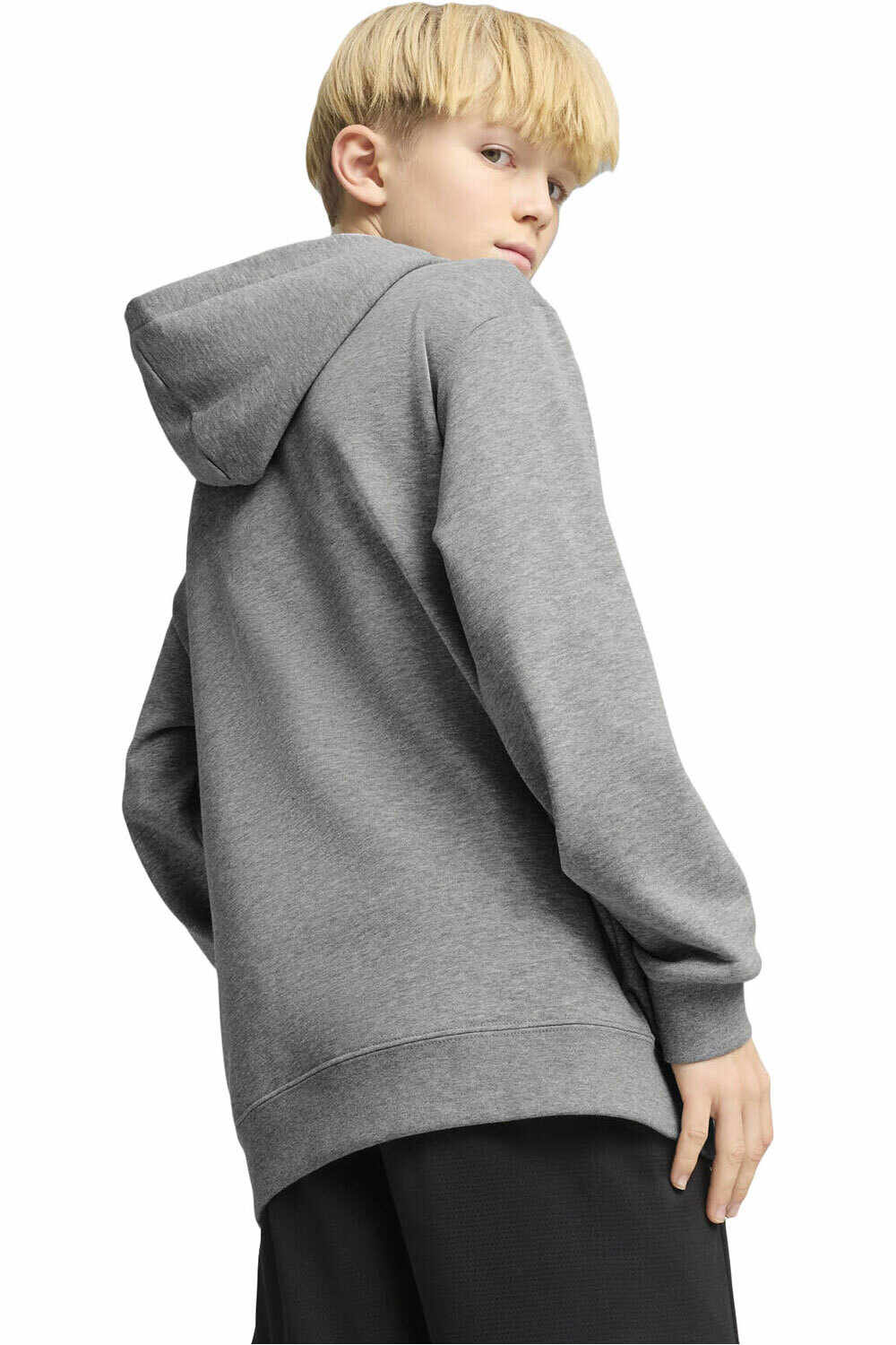 Puma sudadera niño RIVAL RAGE GRIS vista trasera