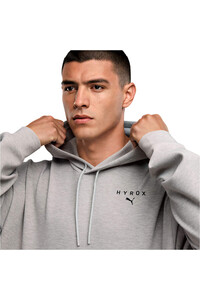 Puma sudaderas deportivas hombre X HYROX CLOUD MARRON vista detalle