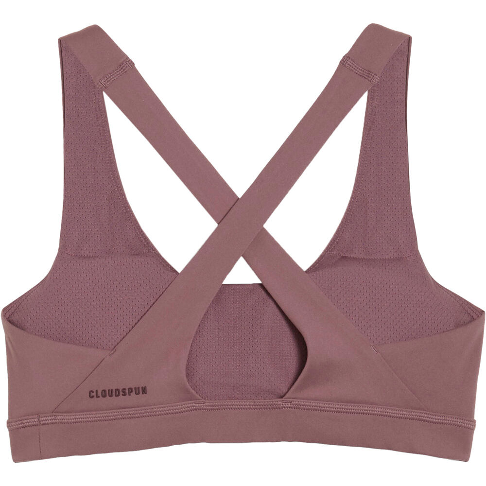 Puma sujetadores deportivos CLOUDSPUN ROSA vista trasera