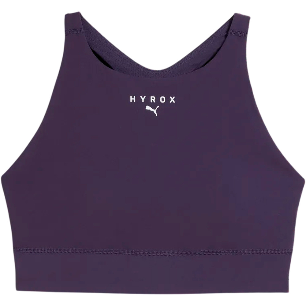 Puma sujetadores deportivos X HYROX SHAPE MORADO vista detalle