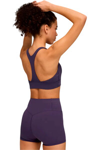Puma sujetadores deportivos X HYROX SHAPE MORADO vista trasera
