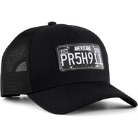 Puma visera lona PL TRUCKER NEGRO vista frontal