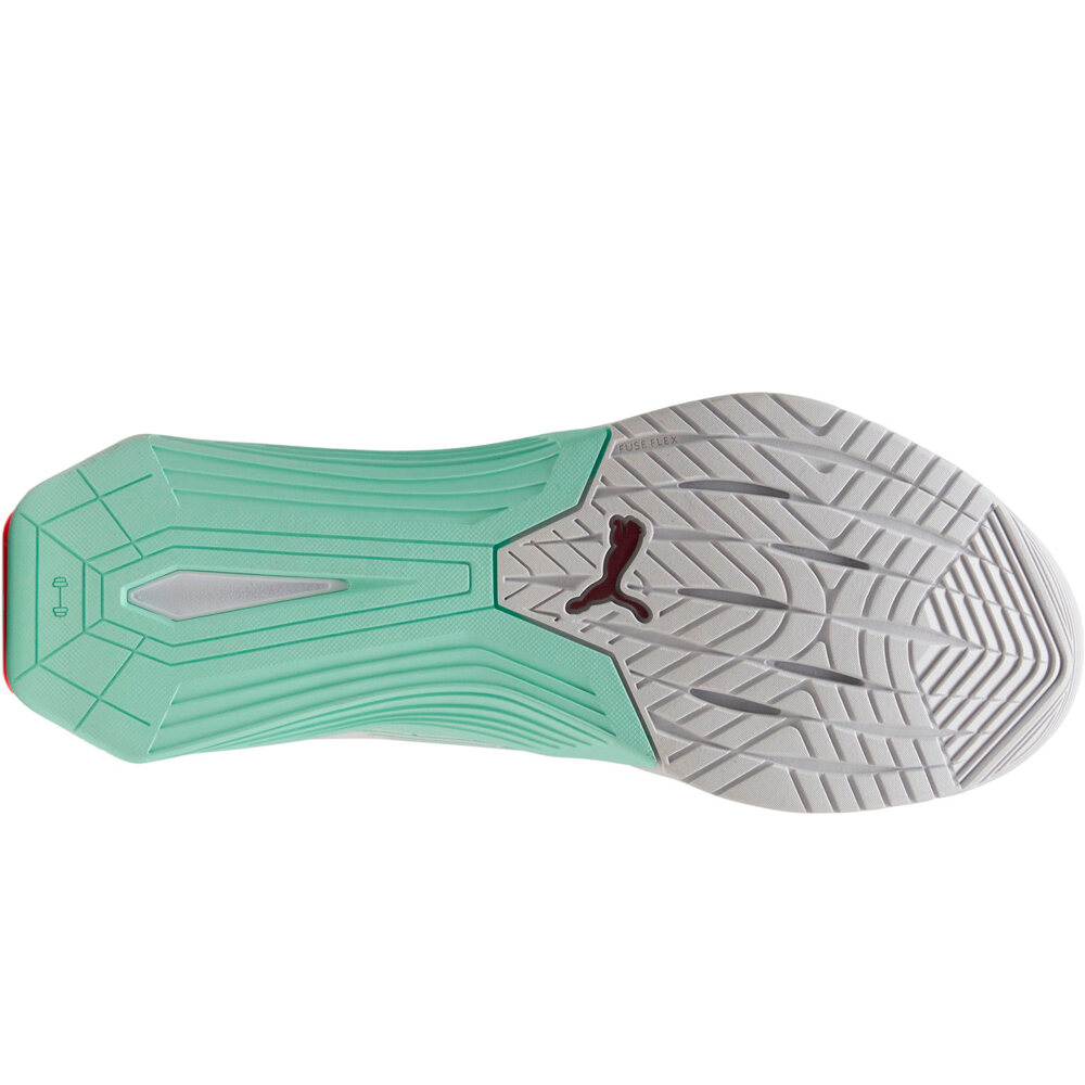 Puma zapatilla cross training hombre FUSE 4.0 BLANCO vista trasera