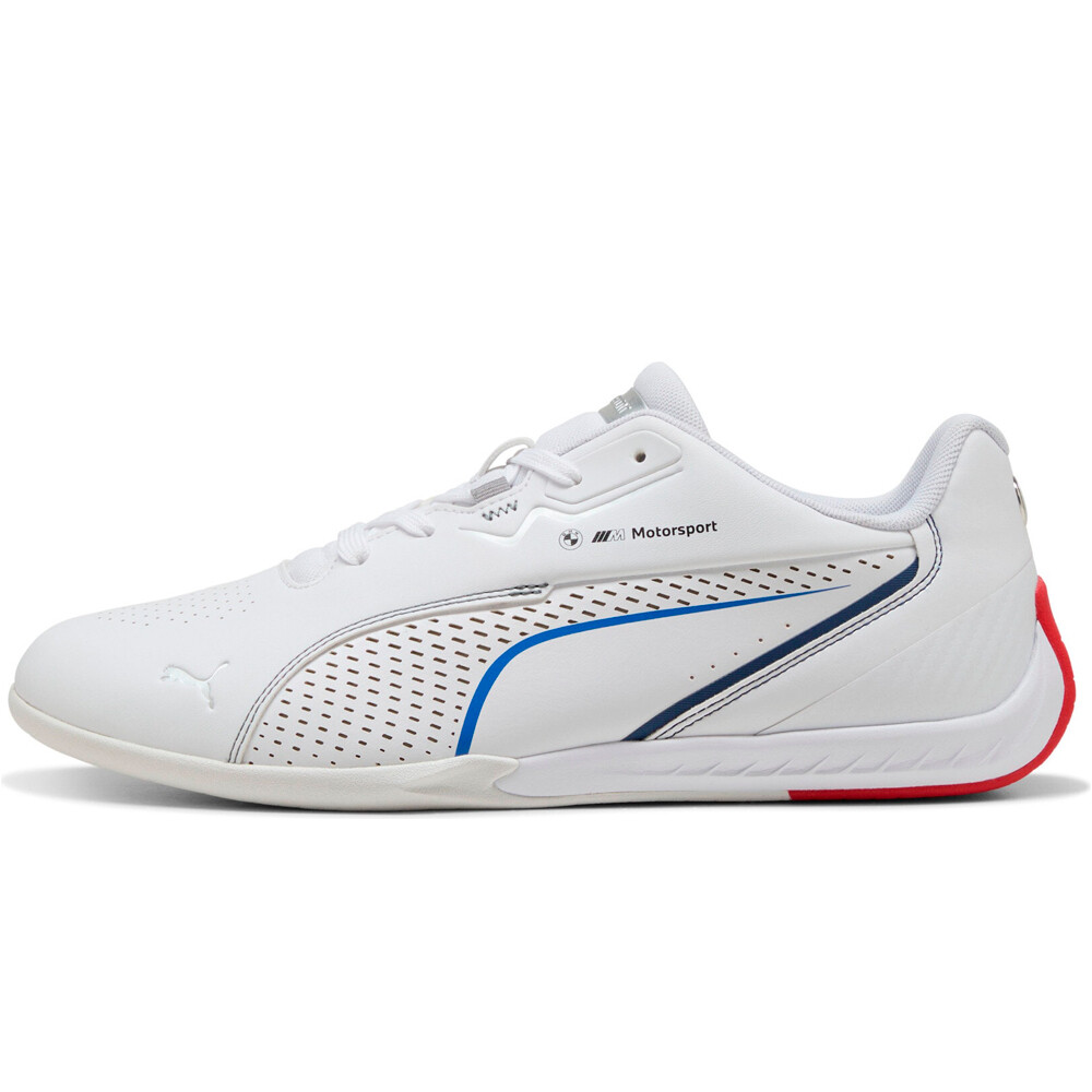 Puma zapatilla moda hombre BMW MMS Drift Cat 11 BLANCO lateral exterior