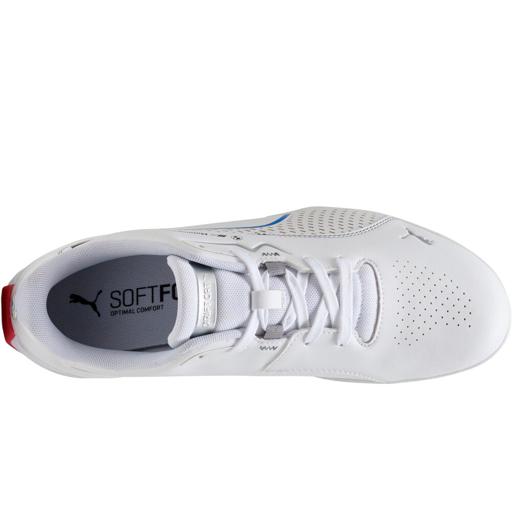 Puma zapatilla moda hombre BMW MMS Drift Cat 11 BLANCO vista superior