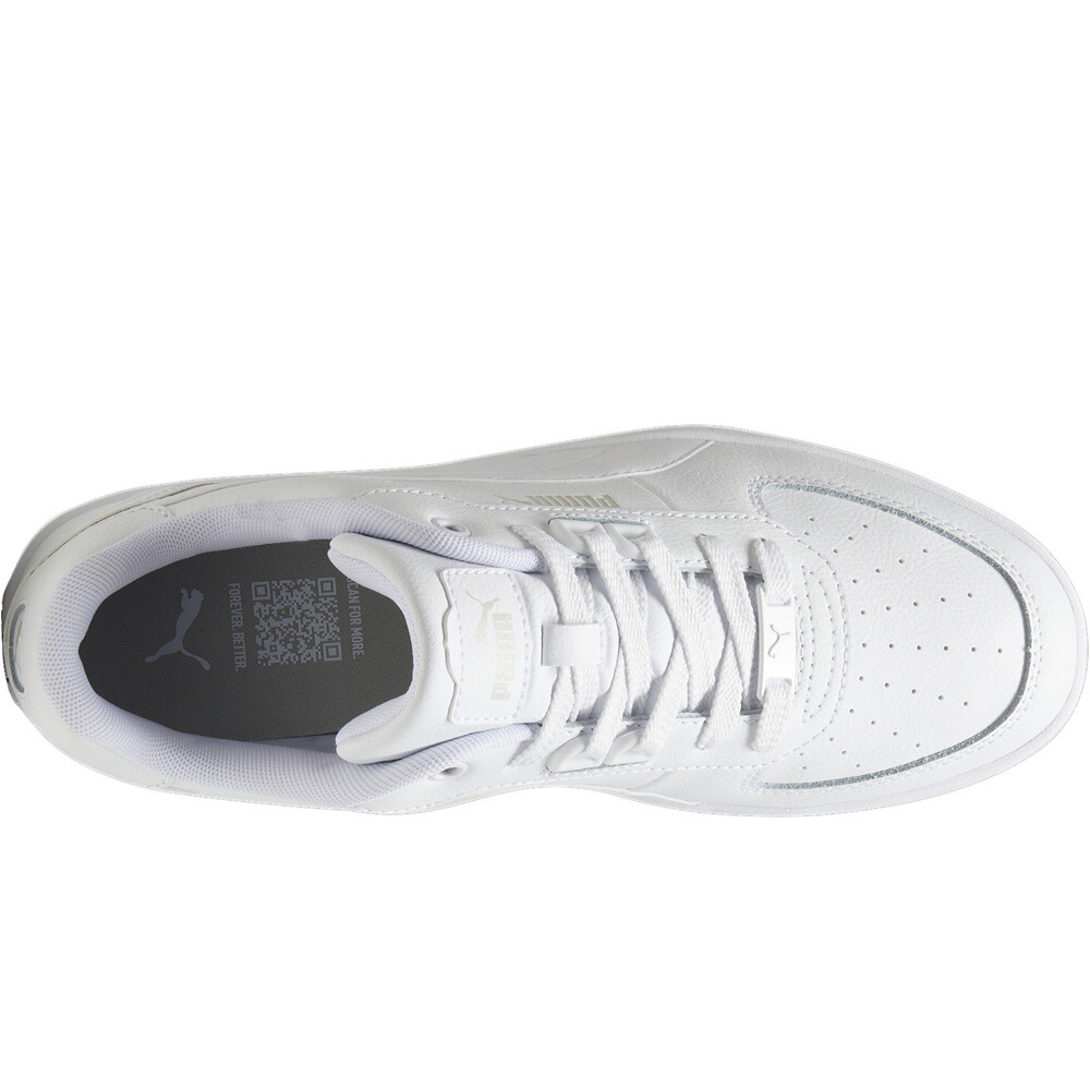 Puma zapatilla moda hombre CAVEN 2.0 LUX BLANCO vista superior