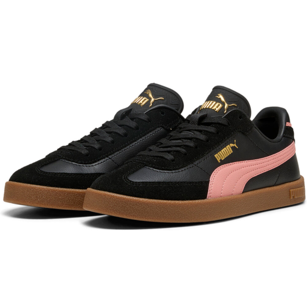 Puma zapatilla moda hombre CLUB II ERA NEGRO lateral interior