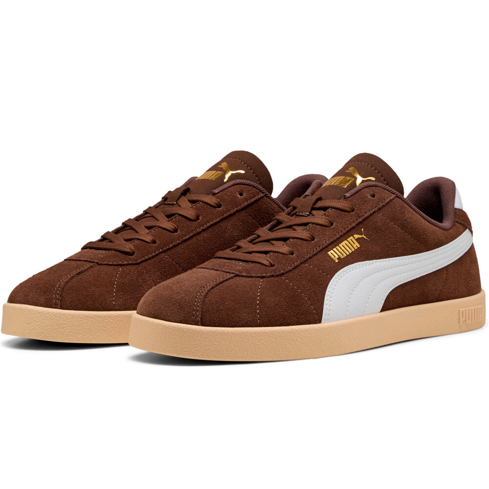 Puma zapatilla moda hombre CLUB II MARRON lateral interior