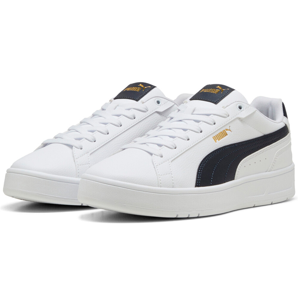 Puma zapatilla moda hombre COURT CLASSICO BLANCO lateral interior