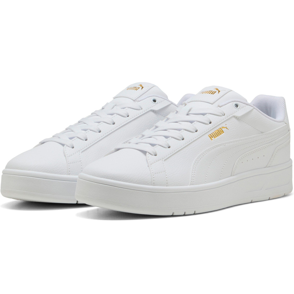 Puma zapatilla moda hombre COURT CLASSICO BLANCO lateral interior