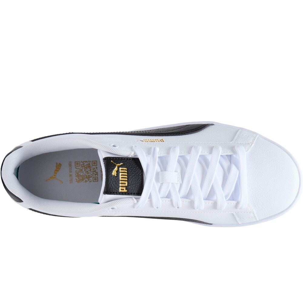 Puma zapatilla moda hombre COURT CLASSICO BLANCO vista superior