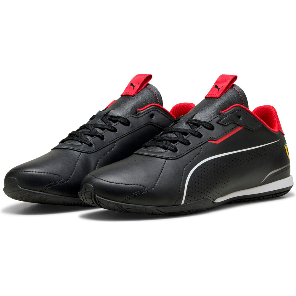 Puma zapatilla moda hombre FERRARI NEO CAT 3.0 NEGRO lateral interior