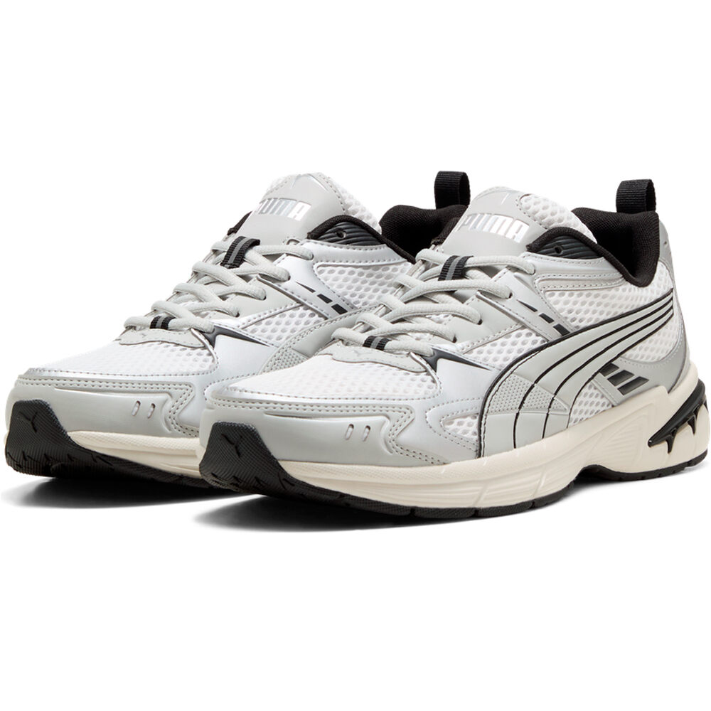 Puma zapatilla moda hombre MILENIO TECH 2000 RE BLANCO lateral interior