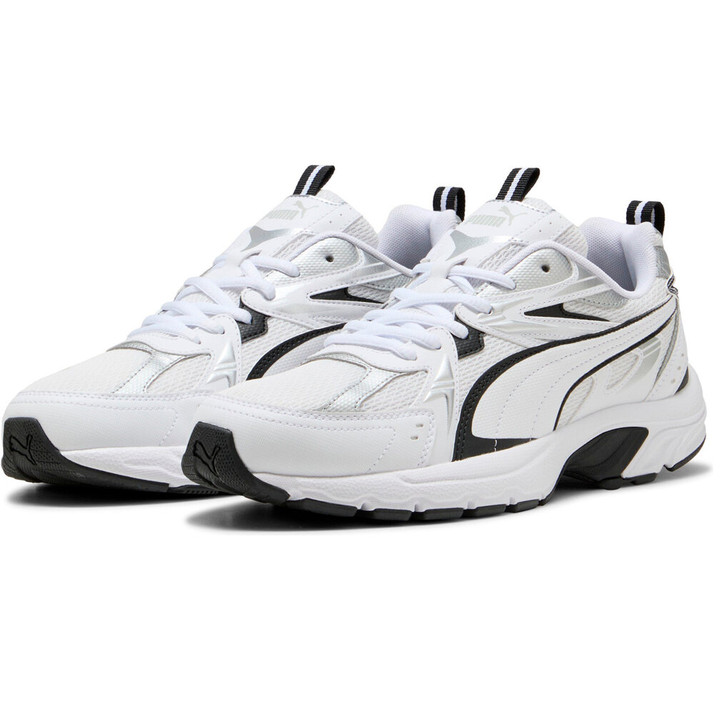 Puma zapatilla moda hombre MILENIO TECH BLANCO lateral interior